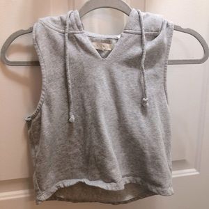 L.A. Hearts | cropped hoodie vest